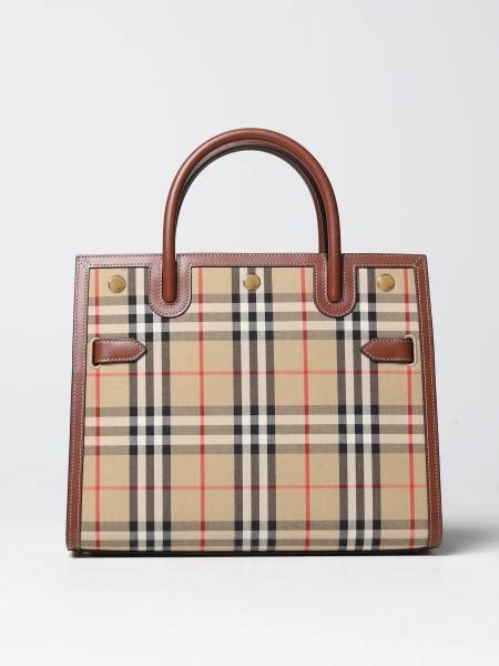 borsa burberry a vari colori righecolor arcobaleno|Borse BURBERRY Donna .